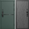 Входная дверь Termo-Door Смарт Тренд Грин - Горизонт бетон темный