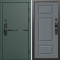 Входная дверь Termo-Door Смарт Тренд Грин - Лион Grey софт