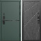 Входная дверь Termo-Door Смарт Тренд Грин - Лучи бетон темный