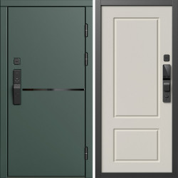 Входная дверь Termo-Door Смарт Тренд Грин - Марсель Слоновая кость