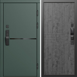 Входная дверь Termo-Door Смарт Тренд Грин - Мастино Бетон темный