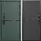 Входная дверь Termo-Door Смарт Тренд Грин - Нео Black