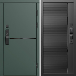 Входная дверь Termo-Door Смарт Тренд Грин - Порте black
