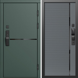 Входная дверь Termo-Door Смарт Тренд Грин - Порте Grey софт