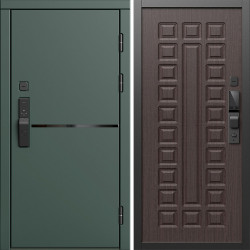 Входная дверь Termo-Door Смарт Тренд Грин - Престиж венге
