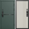 Входная дверь Termo-Door Смарт Тренд Грин - Страйп Слоновая Кость