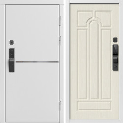 Входная дверь Termo-Door Смарт Тренд Вайт - Арка лиственница