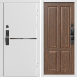Входная дверь Termo-Door Смарт Тренд Вайт - Без серии Орех стандарт