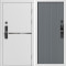 Входная дверь Termo-Door Смарт Тренд Вайт - Флэт Grey софт