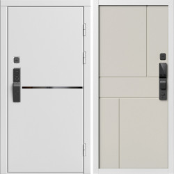 Входная дверь Termo-Door Смарт Тренд Вайт - Горизонт Слоновая кость