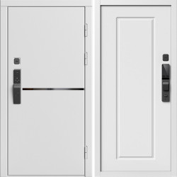 Входная дверь Termo-Door Смарт Тренд Вайт - Гранд Белый софт