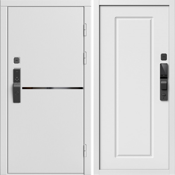 Входная дверь Termo-Door Смарт Тренд Вайт - Гранд Белый софт