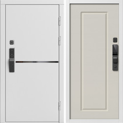 Входная дверь Termo-Door Смарт Тренд Вайт - Гранд Слоновая кость