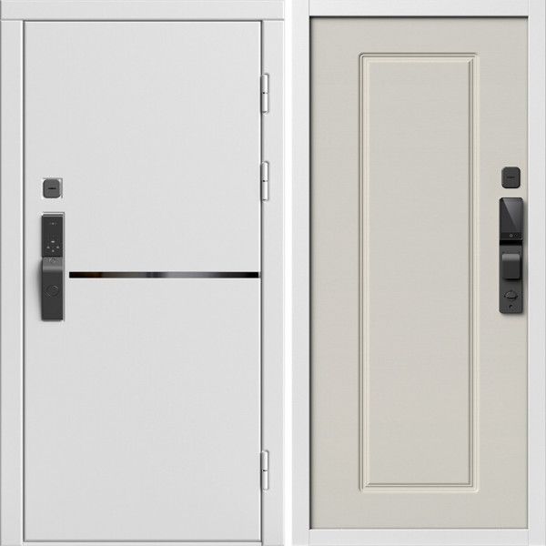 Входная дверь Termo-Door Смарт Тренд Вайт - Гранд Слоновая кость