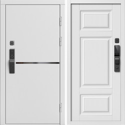 Входная дверь Termo-Door Смарт Тренд Вайт - Лион Белый софт