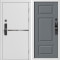 Входная дверь Termo-Door Смарт Тренд Вайт - Лион Grey софт
