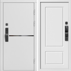 Входная дверь Termo-Door Смарт Тренд Вайт - Марсель Белый софт