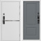 Входная дверь Termo-Door Смарт Тренд Вайт - Нео Классика Грей Софт