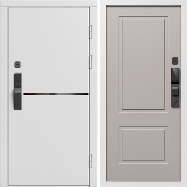 Входная дверь Termo-Door Смарт Тренд Вайт - Нео Классика Капучино