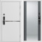 Входная дверь Termo-Door Смарт Тренд Вайт - Зеркало Grey Софт