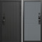 Входная дверь Termo-Door Смарт Твист Блэк - Горизонт Grey софт