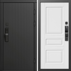 Входная дверь Termo-Door Смарт Твист Блэк - Классика белый матовый