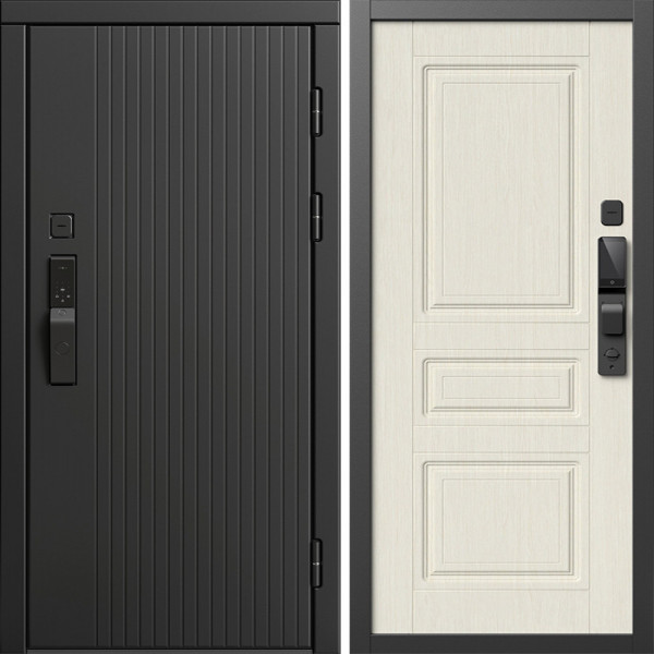 Входная дверь Termo-Door Смарт Твист Блэк - Классика лиственница