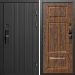 Входная дверь Termo-Door Смарт Твист Блэк - Лион Дуб