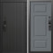 Входная дверь Termo-Door Смарт Твист Блэк - Лион Grey софт
