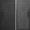 Входная дверь Termo-Door Смарт Твист Блэк - Лучи бетон темный