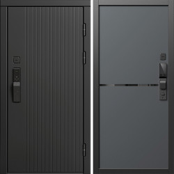 Входная дверь Termo-Door Смарт Твист Блэк - Нео Графит