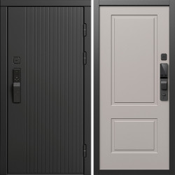 Входная дверь Termo-Door Смарт Твист Блэк - Нео Классика Капучино