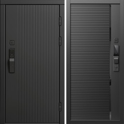 Входная дверь Termo-Door Смарт Твист Блэк - Порте black