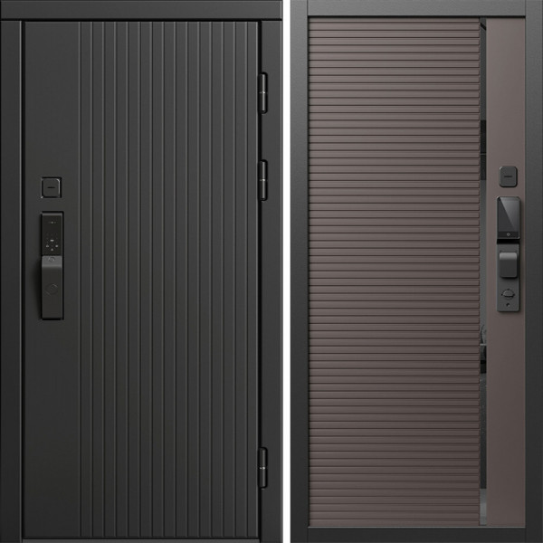 Входная дверь Termo-Door Смарт Твист Блэк - Порте Шоколад