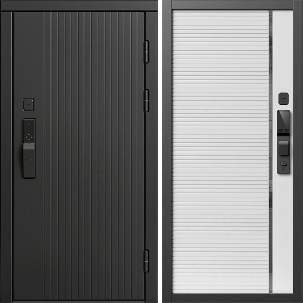 Входная дверь Termo-Door Смарт Твист Блэк - Порте white