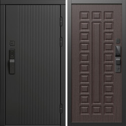 Входная дверь Termo-Door Смарт Твист Блэк - Престиж венге