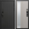 Входная дверь Termo-Door Смарт Твист Блэк - Зеркало Люмис Капучино