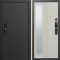 Входная дверь Termo-Door Смарт Твист Блэк - Зеркало Люмис Соновая Кость