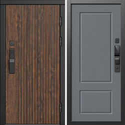 Входная дверь Termo-Door Смарт Твист Ультра - Марсель Grey софт