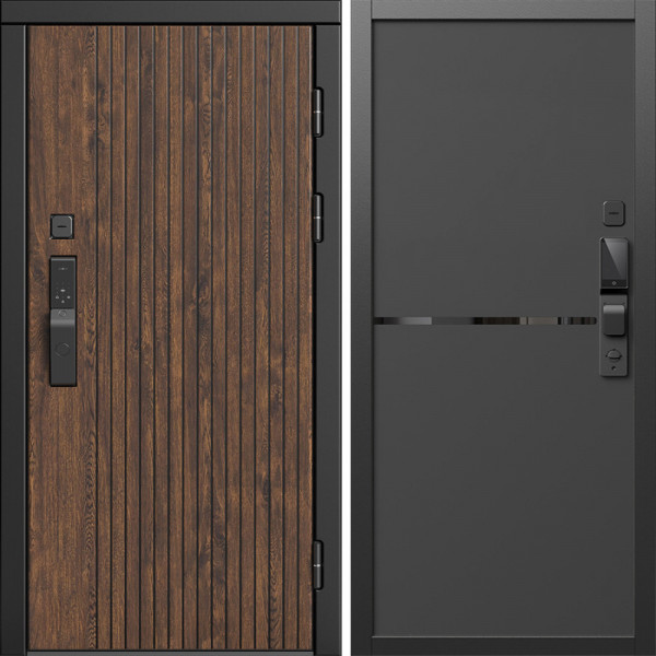 Входная дверь Termo-Door Смарт Твист Ультра - Нео Black