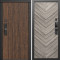 Входная дверь Termo-Door Смарт Твист Ультра - Плаза Елочка Серая