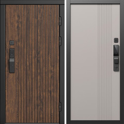 Входная дверь Termo-Door Смарт Твист Ультра - Страйп Капучино