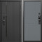 Входная дверь Termo-Door Смарт Урбан Блэк - Горизонт Grey софт