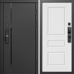 Входная дверь Termo-Door Смарт Урбан Блэк - Классика белый матовый