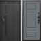 Входная дверь Termo-Door Смарт Урбан Блэк - Лион Grey софт