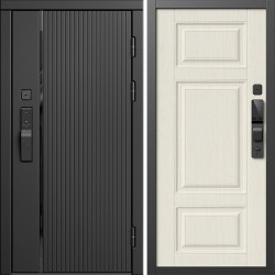 Входная дверь Termo-Door Смарт Урбан Блэк - Лион Лиственница