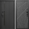 Входная дверь Termo-Door Смарт Урбан Блэк - Лучи бетон темный