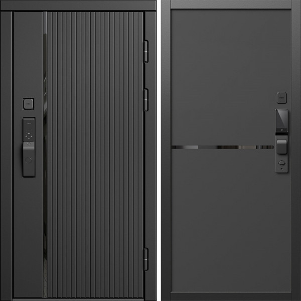 Входная дверь Termo-Door Смарт Урбан Блэк - Нео Black