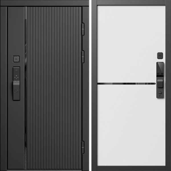Входная дверь Termo-Door Смарт Урбан Блэк - Нео White