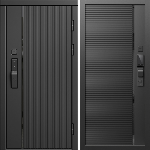 Входная дверь Termo-Door Смарт Урбан Блэк - Порте black